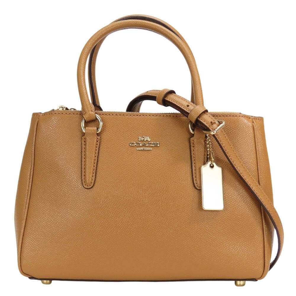 Coach handbag 44952 Leather Camel Brown Shoulder Bag for Women COACH